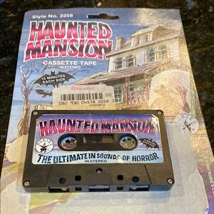 Vintage 1987 Haunted Mansion Cassette Tape